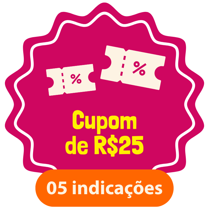 R$25 de desconto! Um incentivo para sua próxima surpresa! 😉