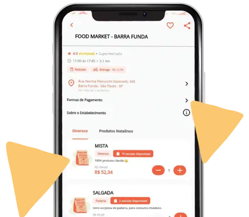 1. Selecione o estabelecimento